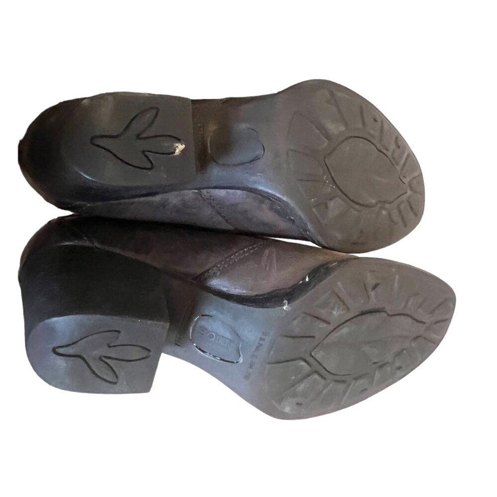 Born Brown Leather Rustic Equestrian Western Low … - image 8